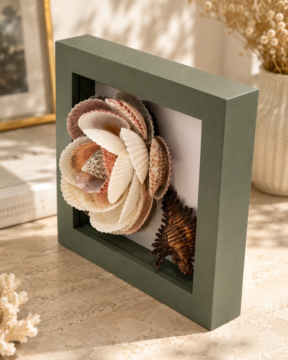 Sea Blossom Shadow Box view 2